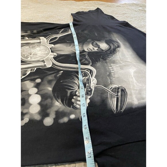 Ride or Die Mens Graphic T-Shirt XL Sick Motorcycle And Woman On Bike Design - Picture 5 of 6